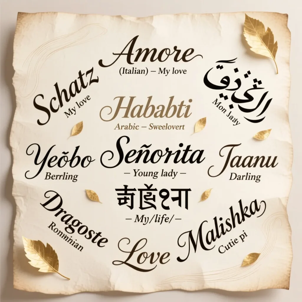 Cute Nicknames for Girlfriend in Different Languages 