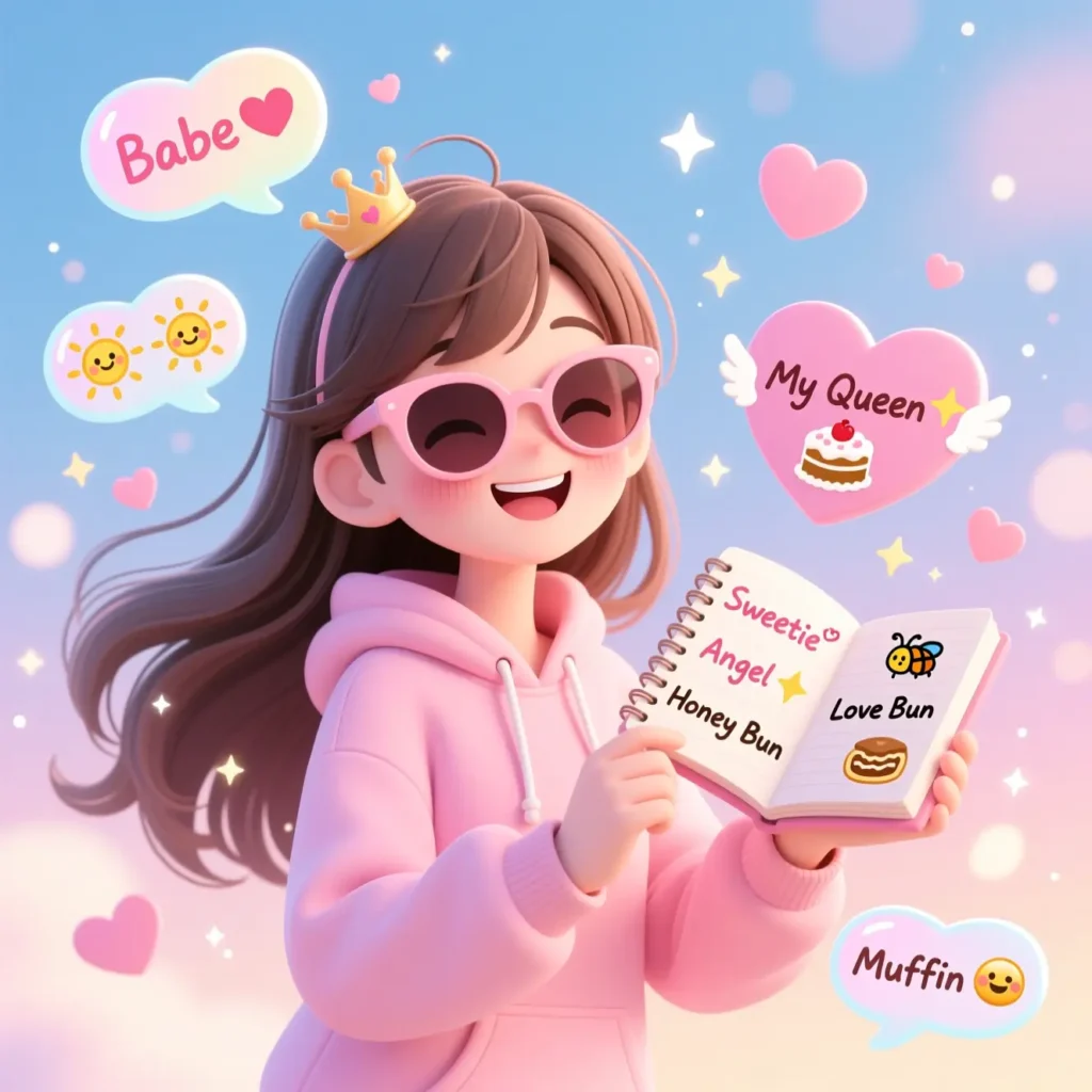 Flirty Nicknames for Girlfriends with Emojis