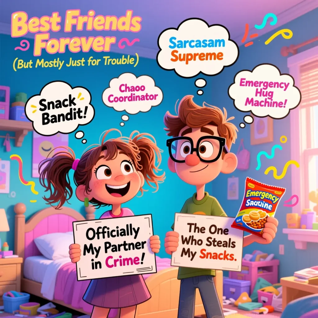 Funny Nicknames for Best Friend