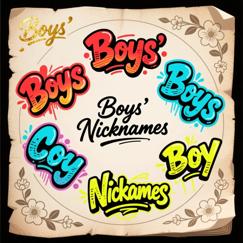Nicknames for Boys