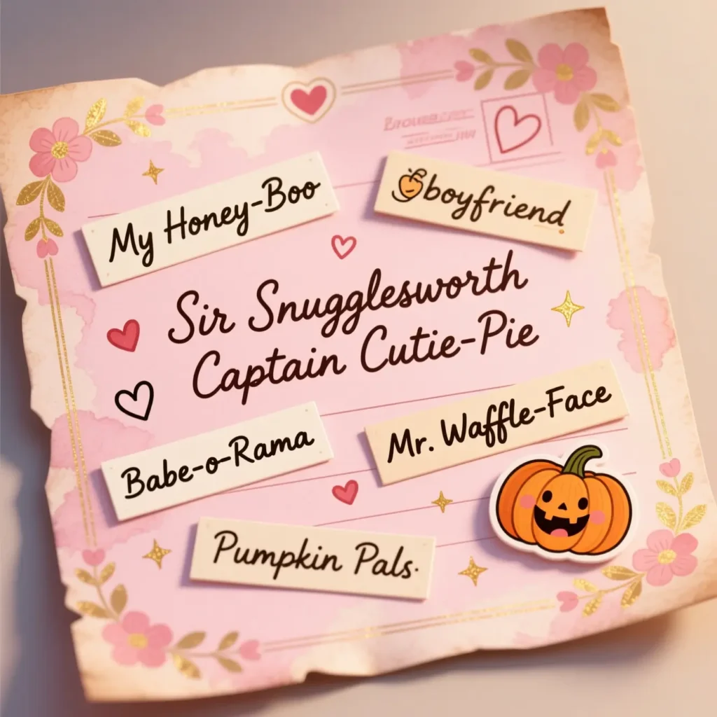 Romantic Funny Nicknames for Boyfriend