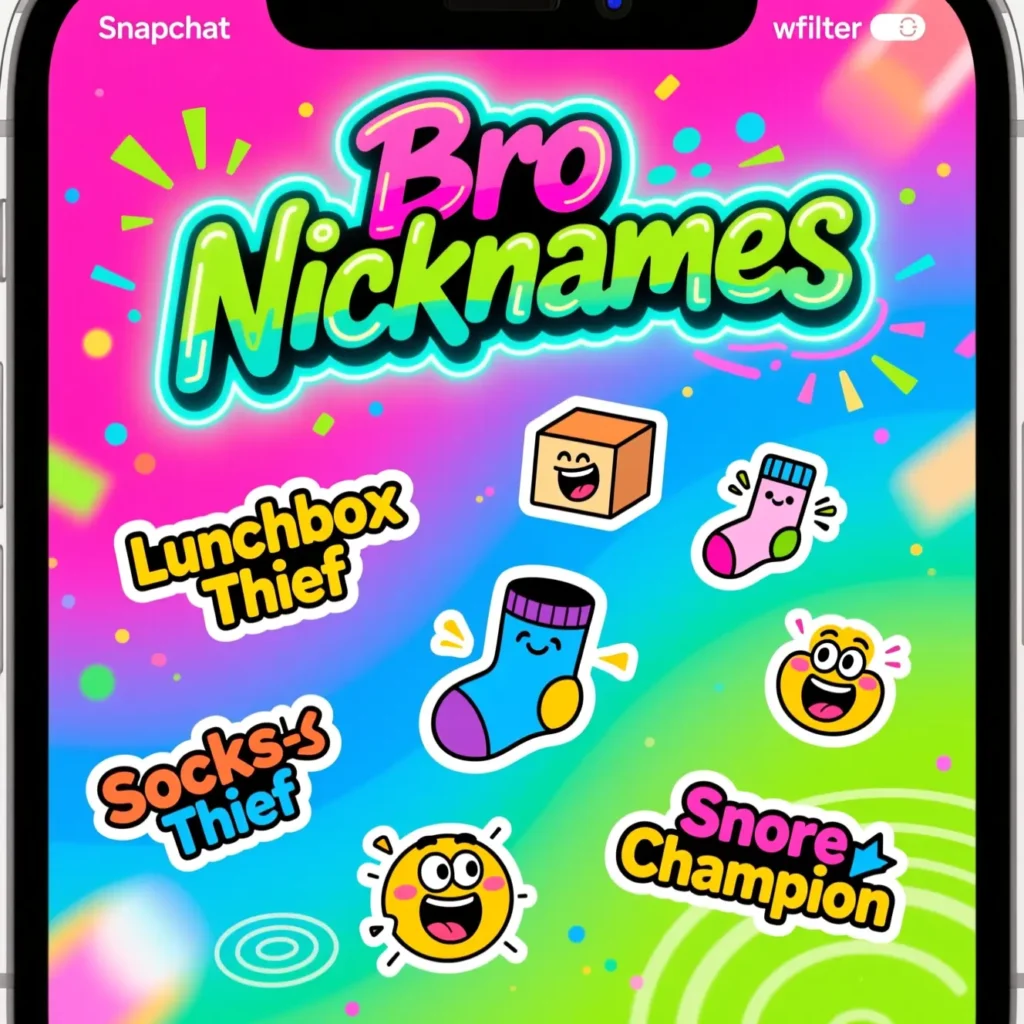 Snapchat Bro Nicknames for Your Brother