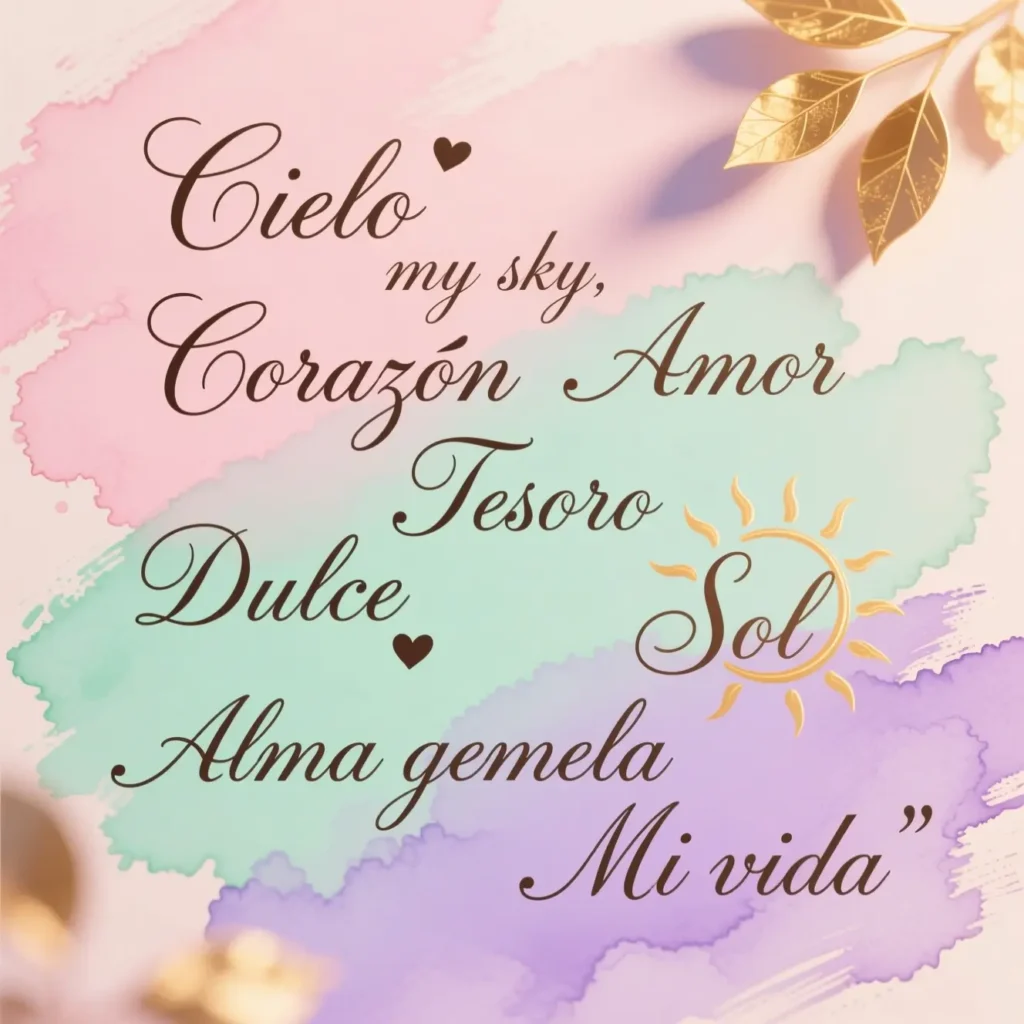 Spanish Nicknames for Boyfriend with Meaning