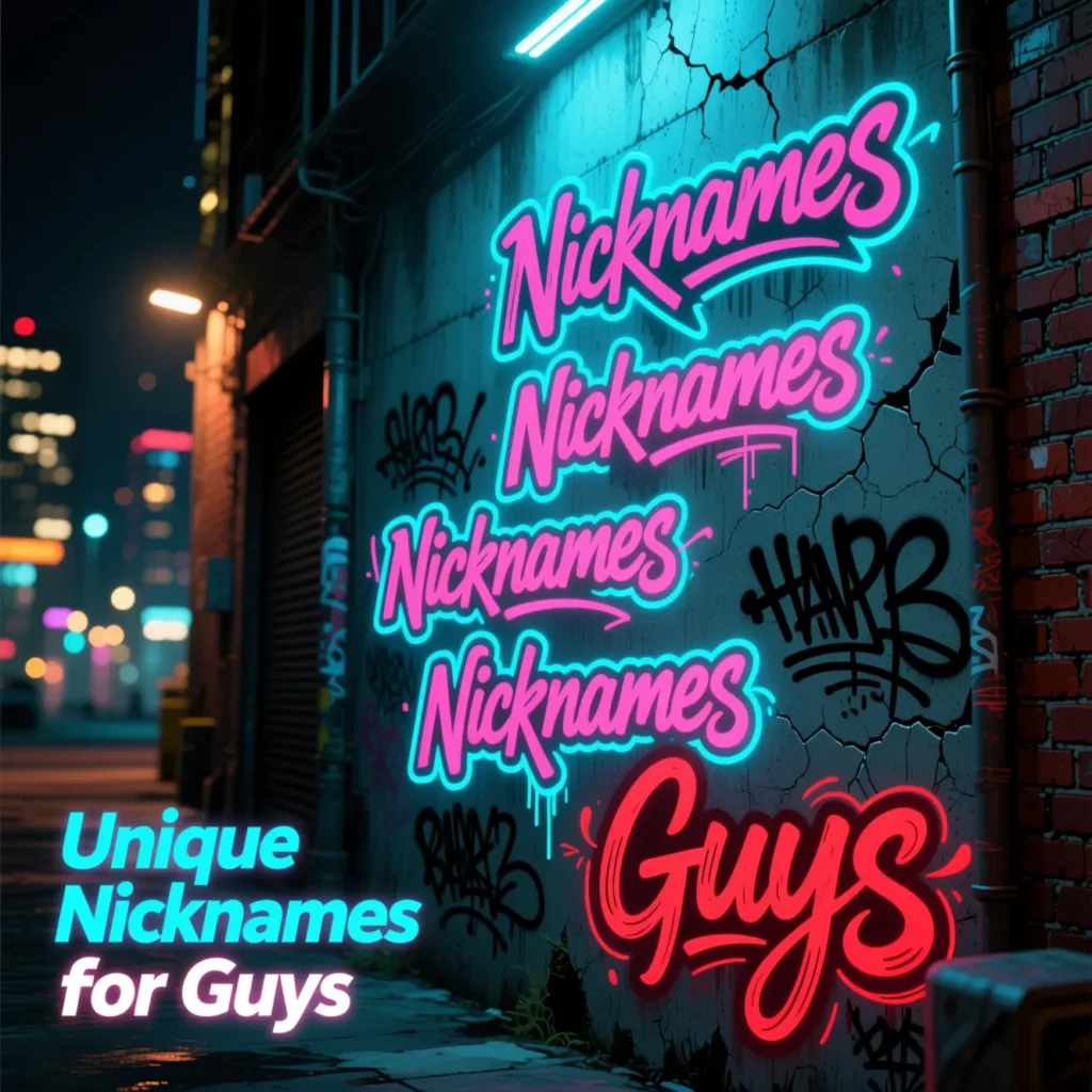 Unique Nicknames for Guys