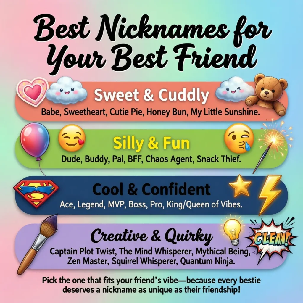 Best Nicknames for Your Best Friend