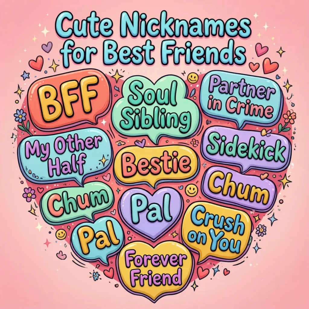 Cute Nicknames for Best Friends