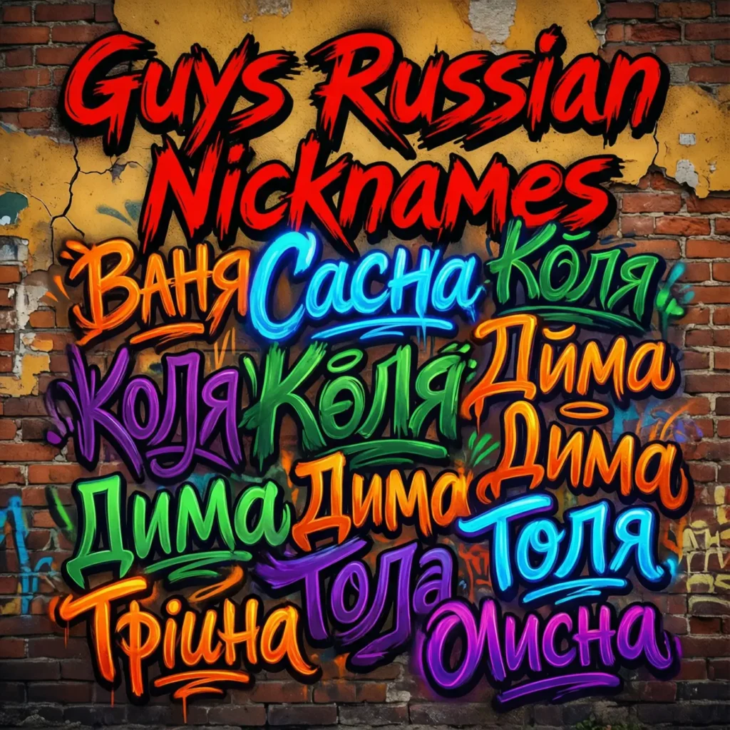 Guys Russian Nicknames 