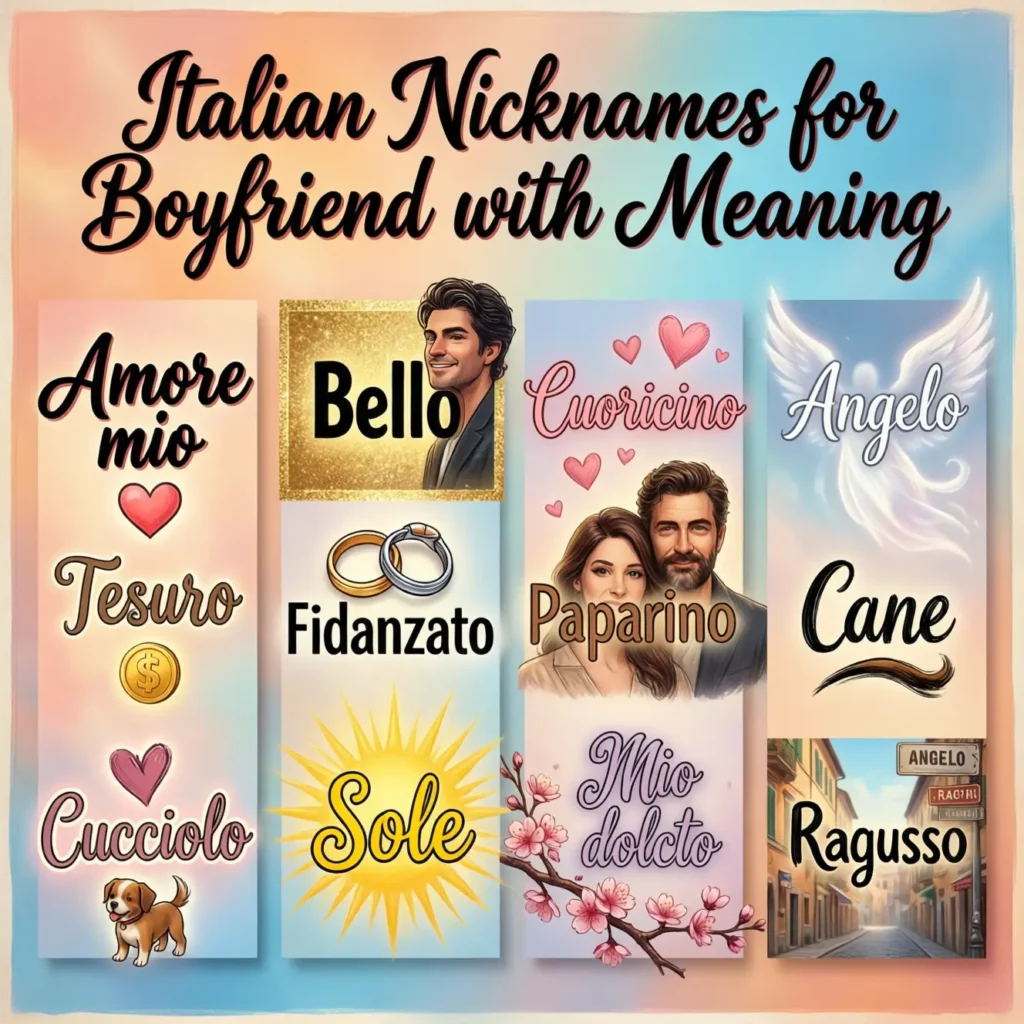 Italian Nicknames for Boyfriend with Meaning