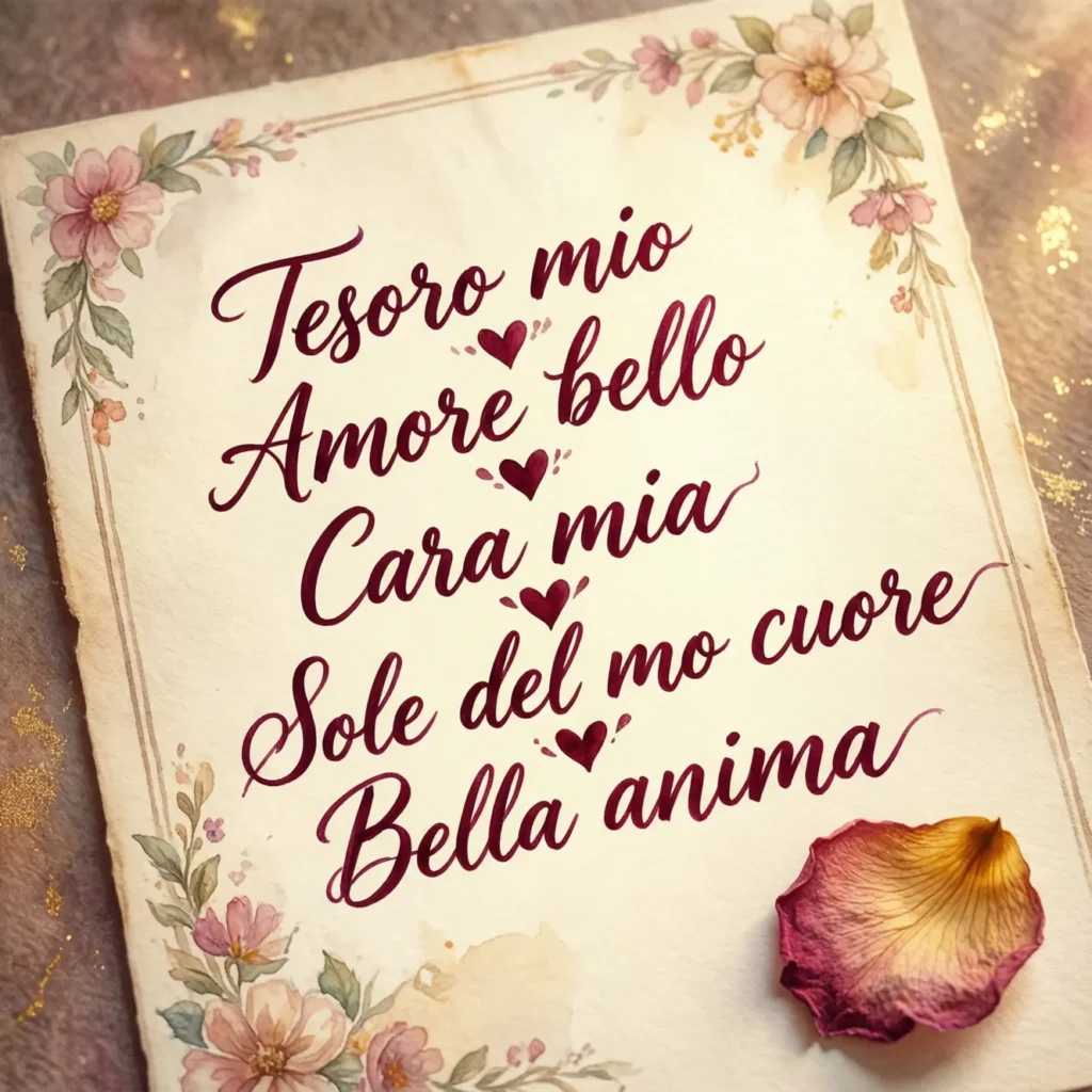 Romantic Italian Nicknames for Boyfriend