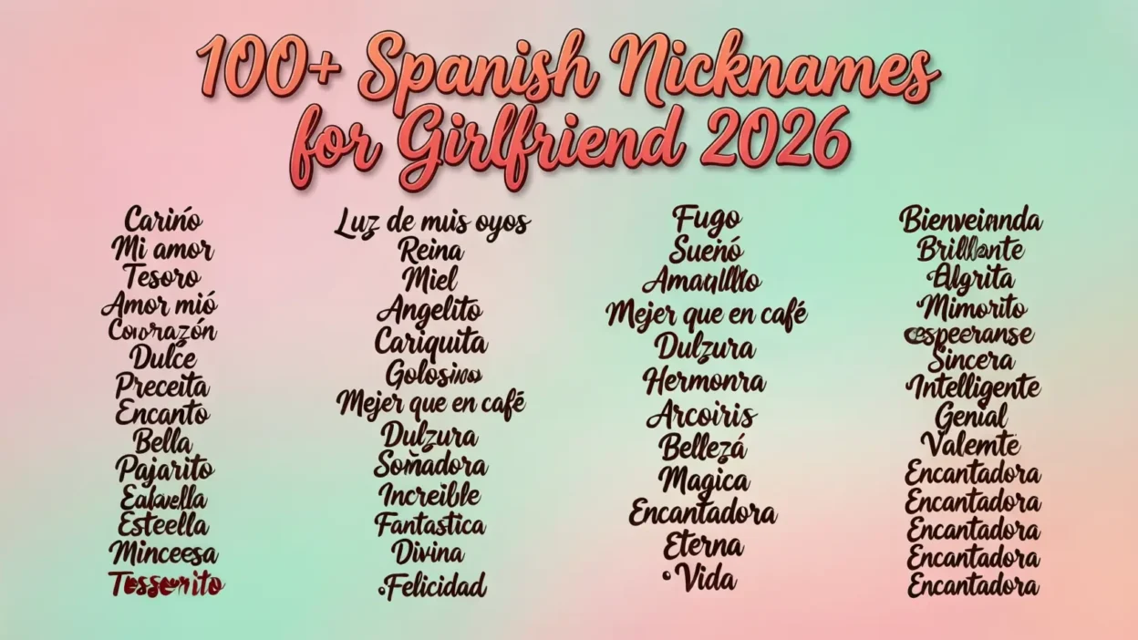 Spanish Nicknames for Girlfriend