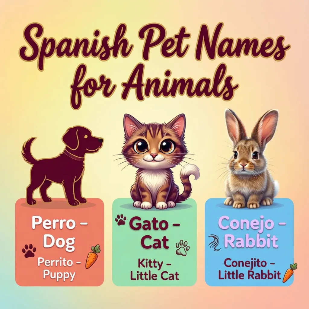 Spanish Pet Names for Animals
