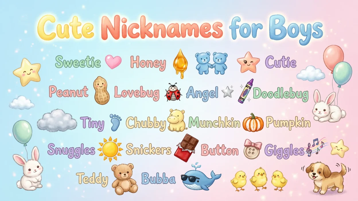 Cute Nicknames for Boys