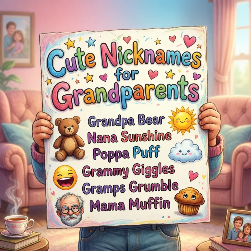 Cute Nicknames for Grandparents