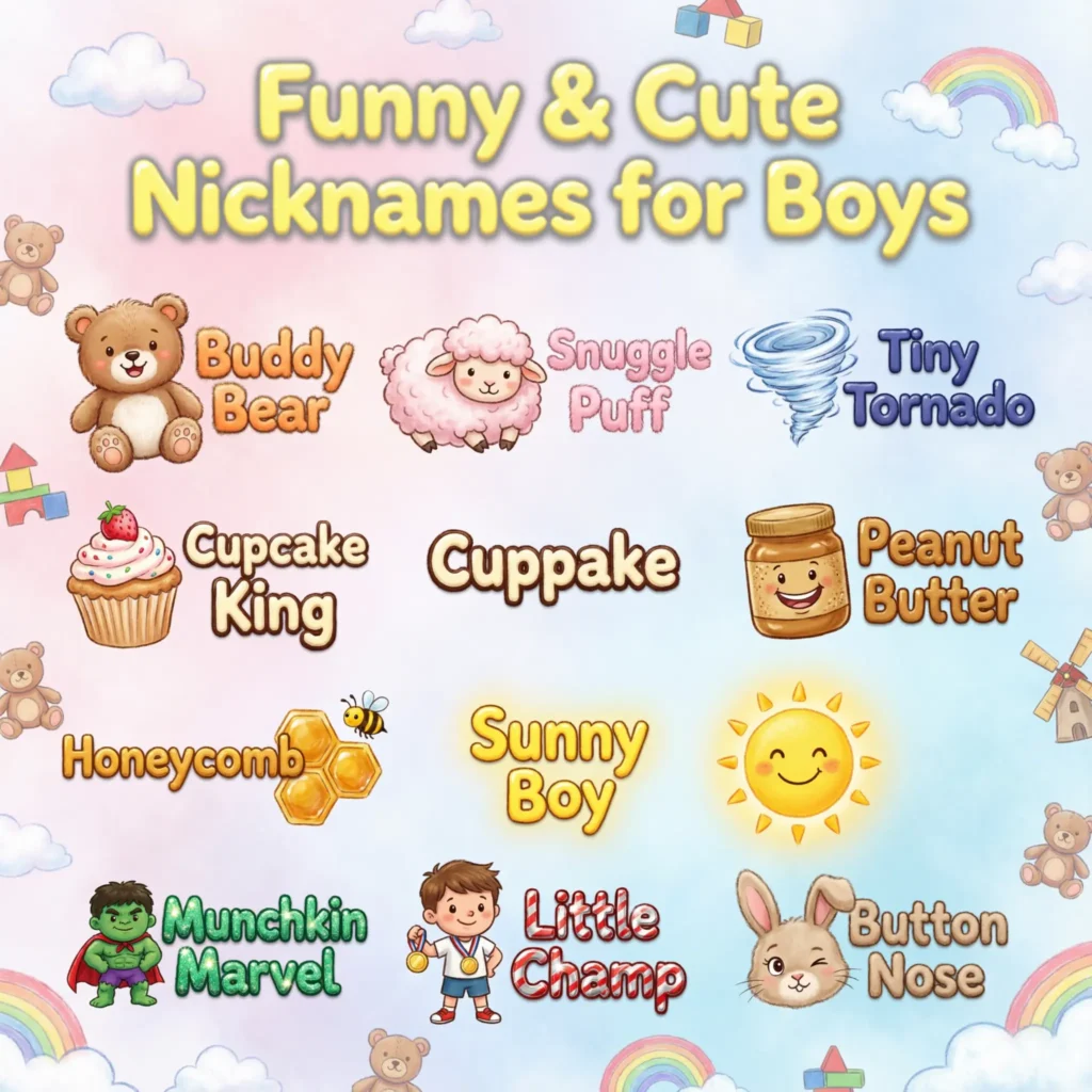 Funny and Cute Nicknames for Boys