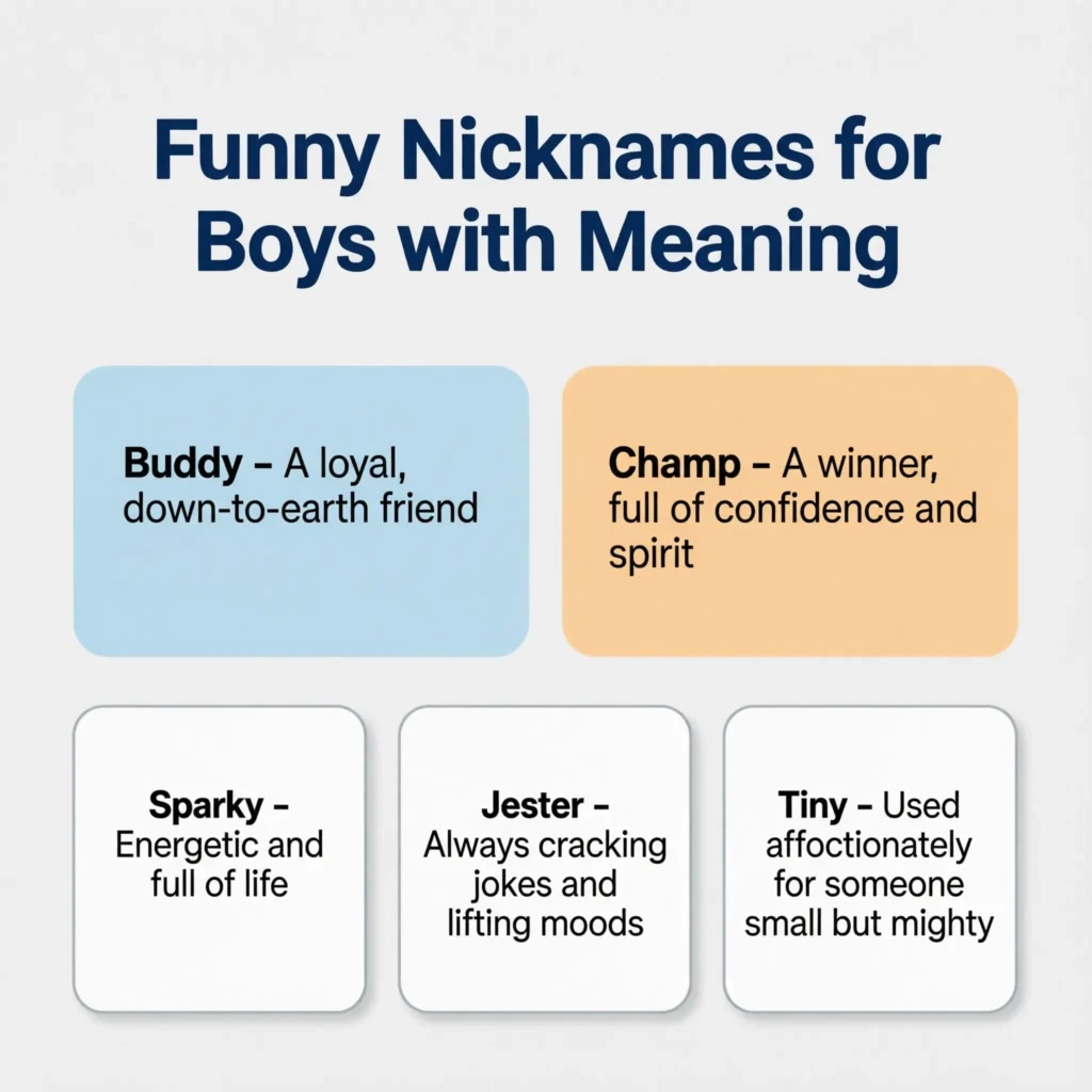 Funny Nicknames for Boys with Meaning