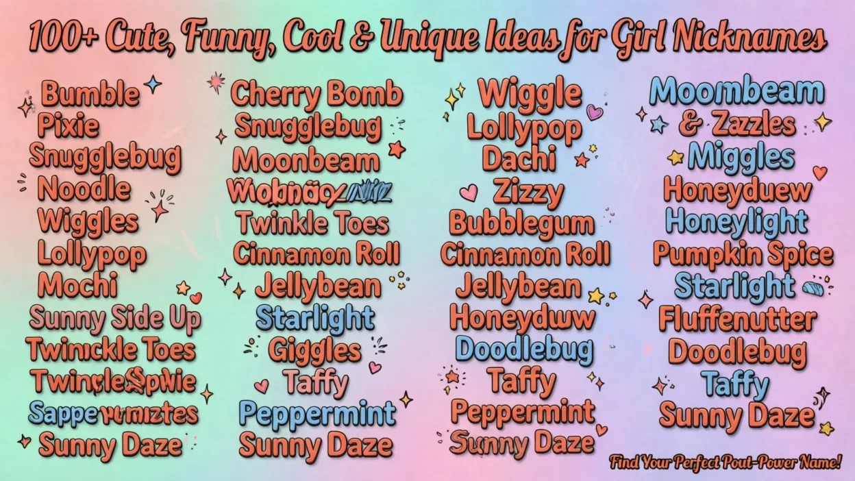 Girl Nicknames