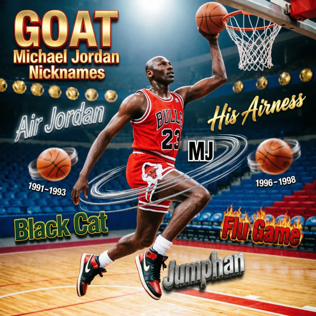 GOAT Michael Jordan Nicknames 
