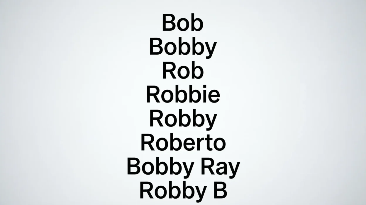Robert Nicknames