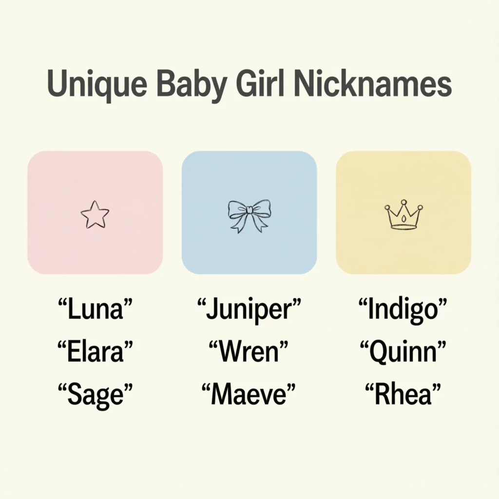 Unique Baby Girl Nicknames