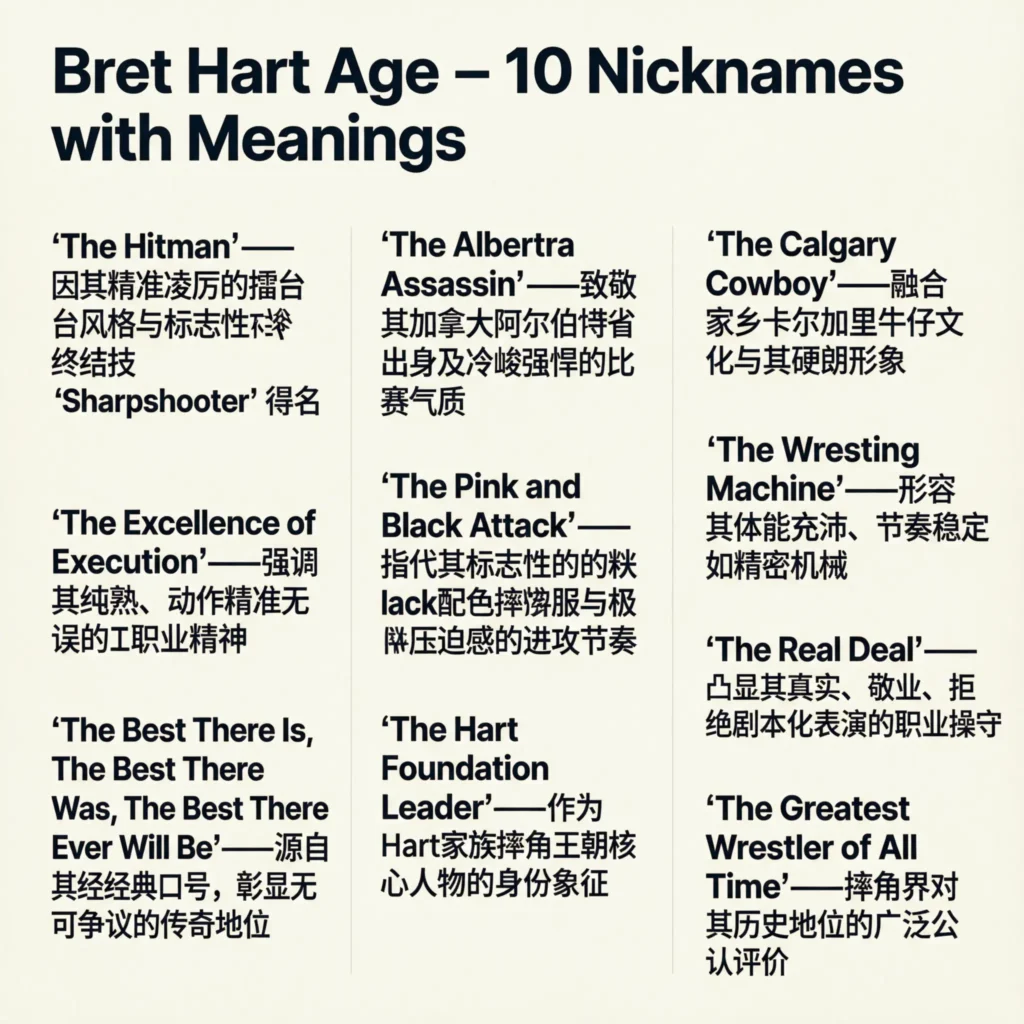 Bret Hart Age 
