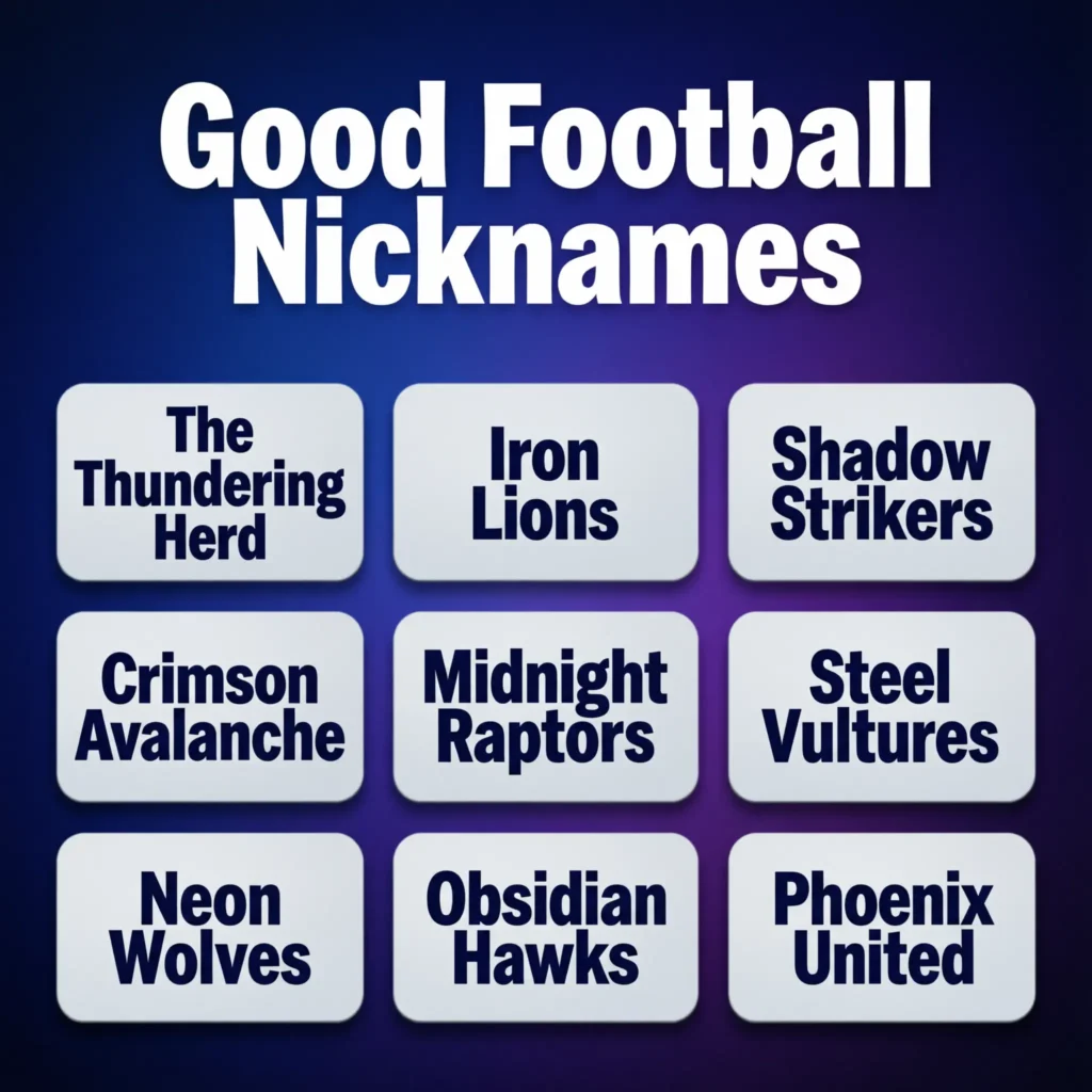 Good Football Nicknames