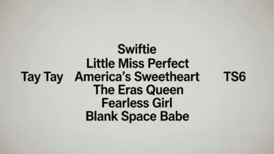 Taylor Swift Nicknames