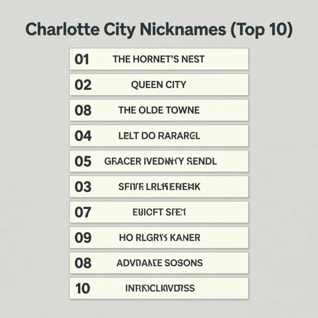 Charlotte City Nicknames