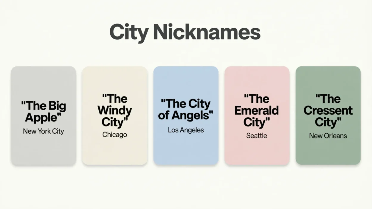 City Nicknames