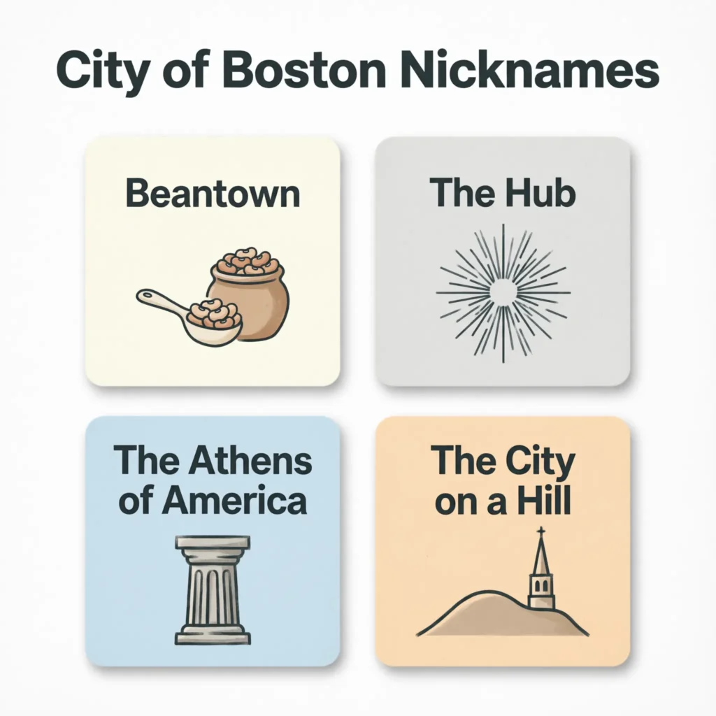 City of Boston Nicknames