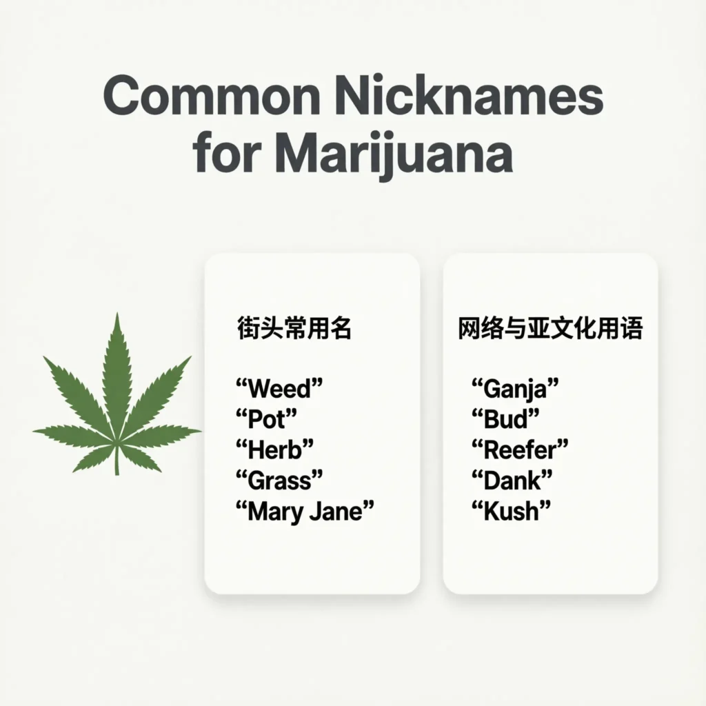 Common Nicknames for Marijuana
