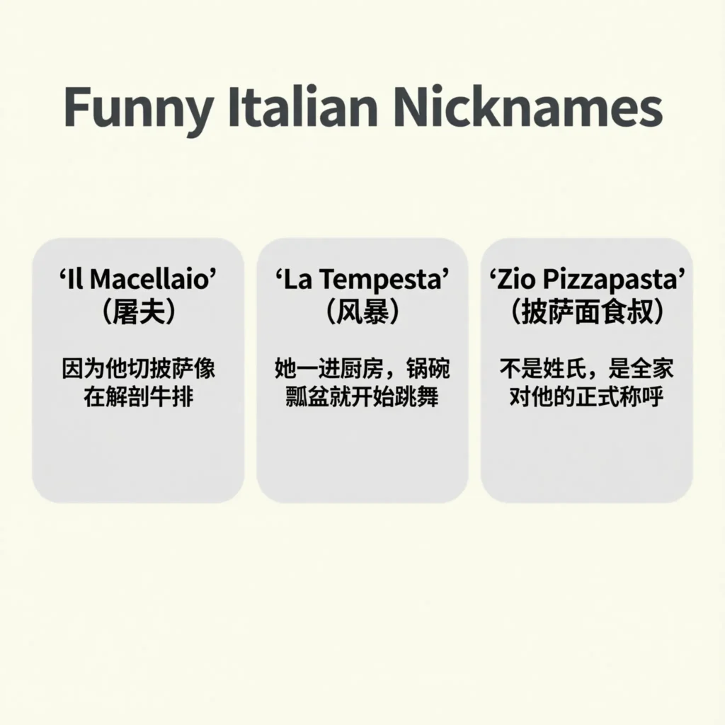 Funny Italian Nicknames
