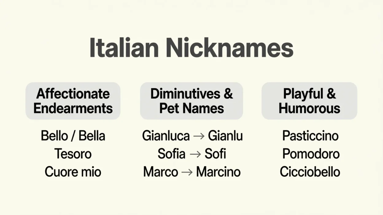 Italian Nicknames