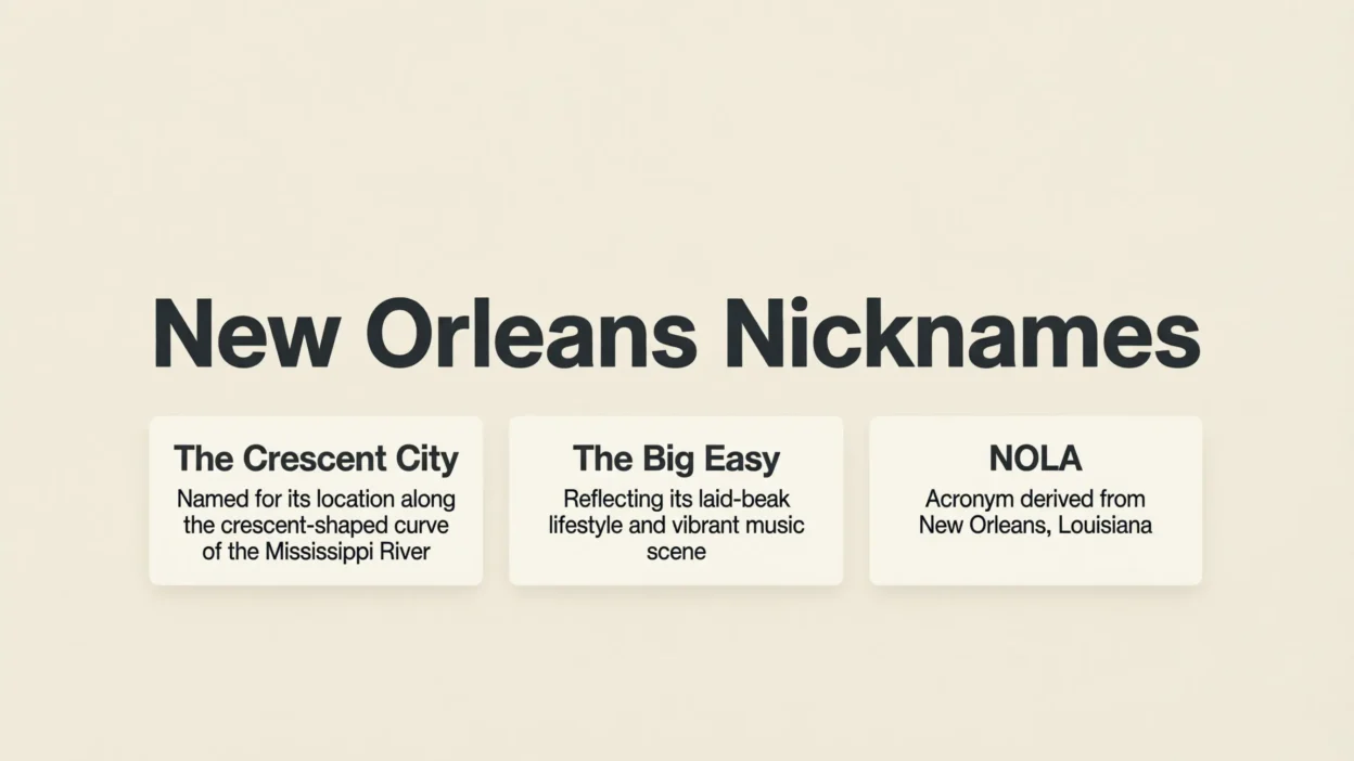New Orleans Nicknames