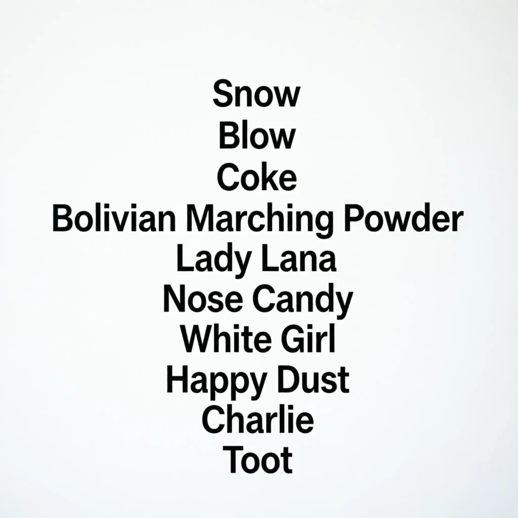 Nicknames for Cocaine Urban Dictionary