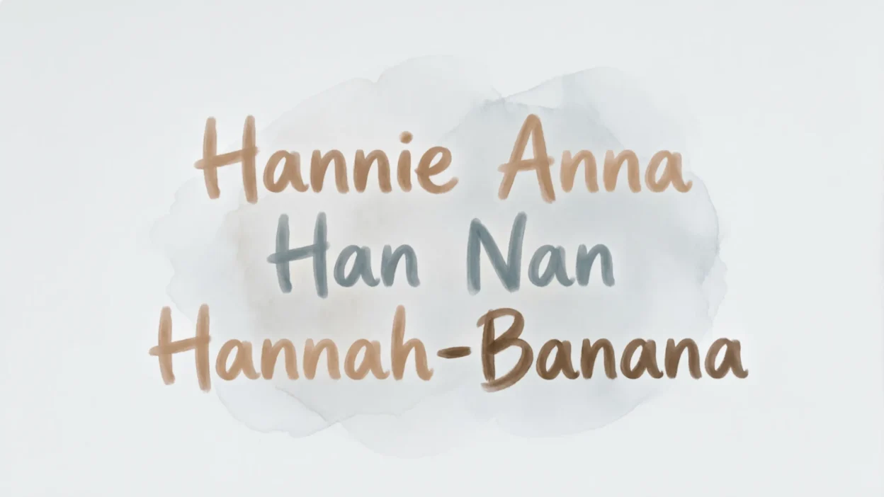 Nicknames for Hannah