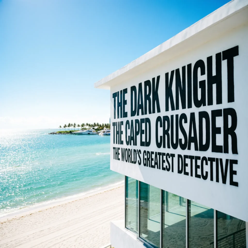 Batman Nicknames Miami Beach