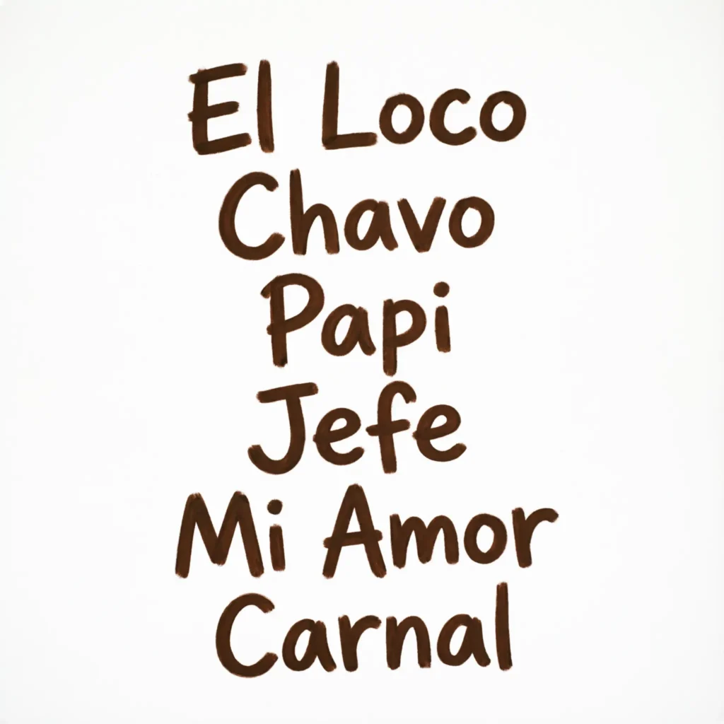 Cool Mexican Nicknames
