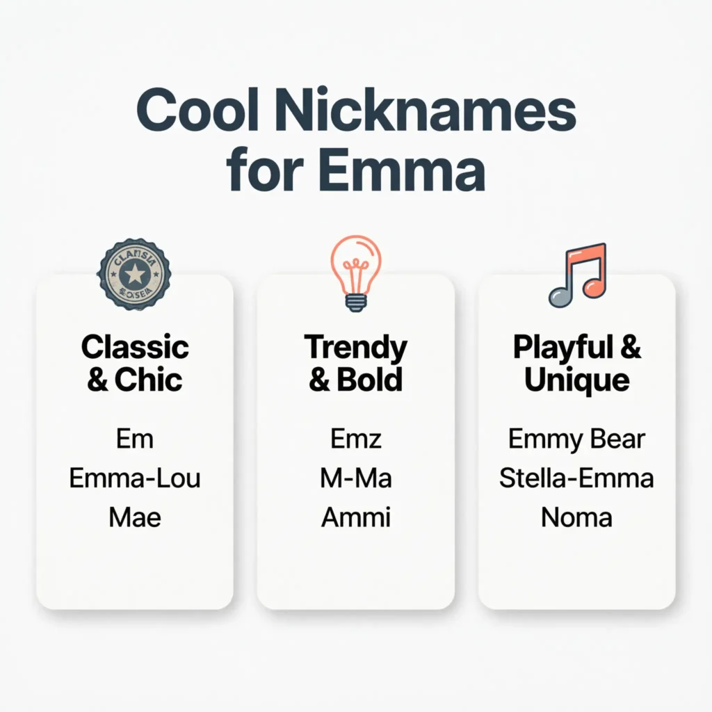 Cool Nicknames for Emma