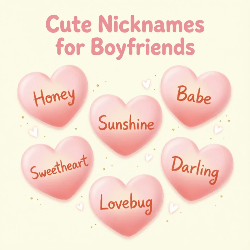 Cute Nicknames for Boyfriends 