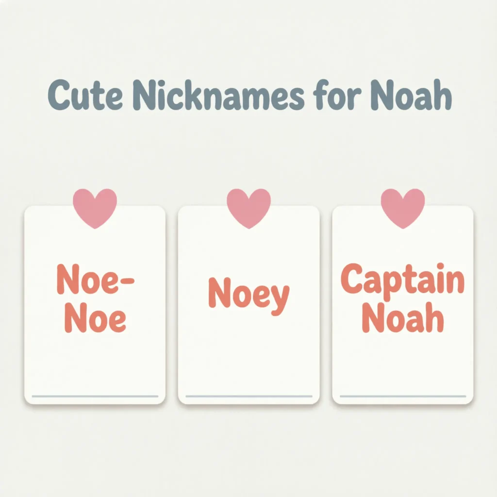 Cute Nicknames for Noah
