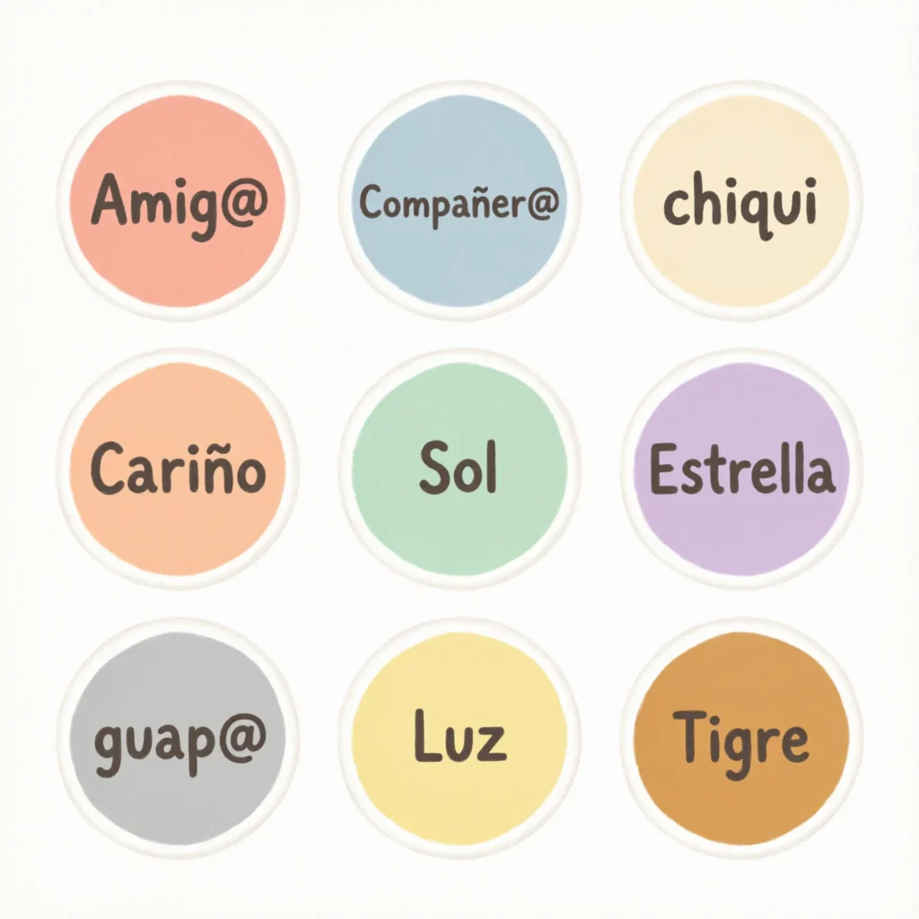 Friends Cute Spanish Nicknames 