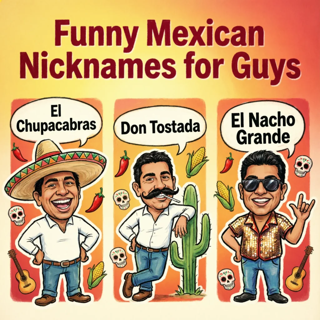 Funny Mexican Nicknames for Guys