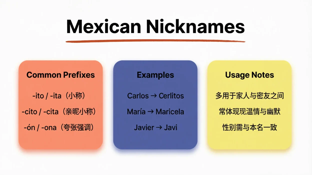 Mexican Nicknames
