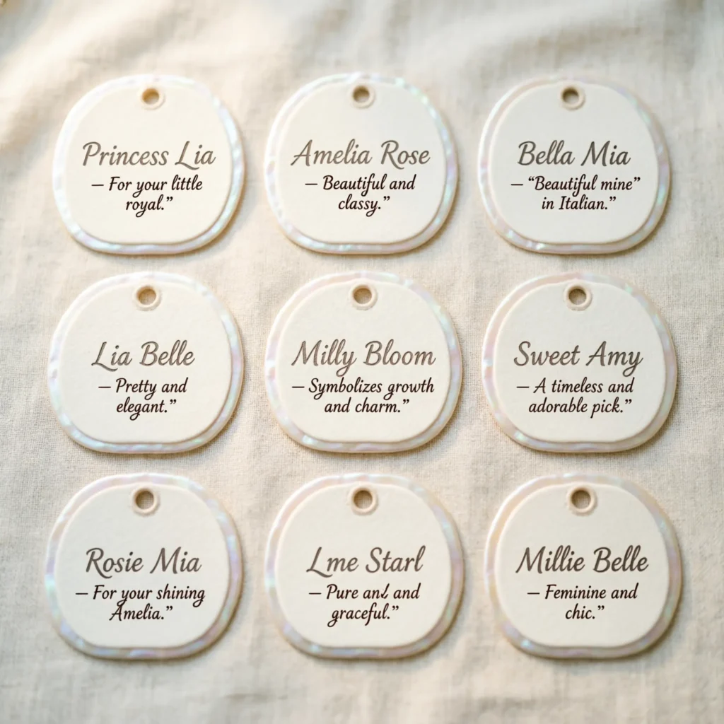 Nicknames for Amelia Girl