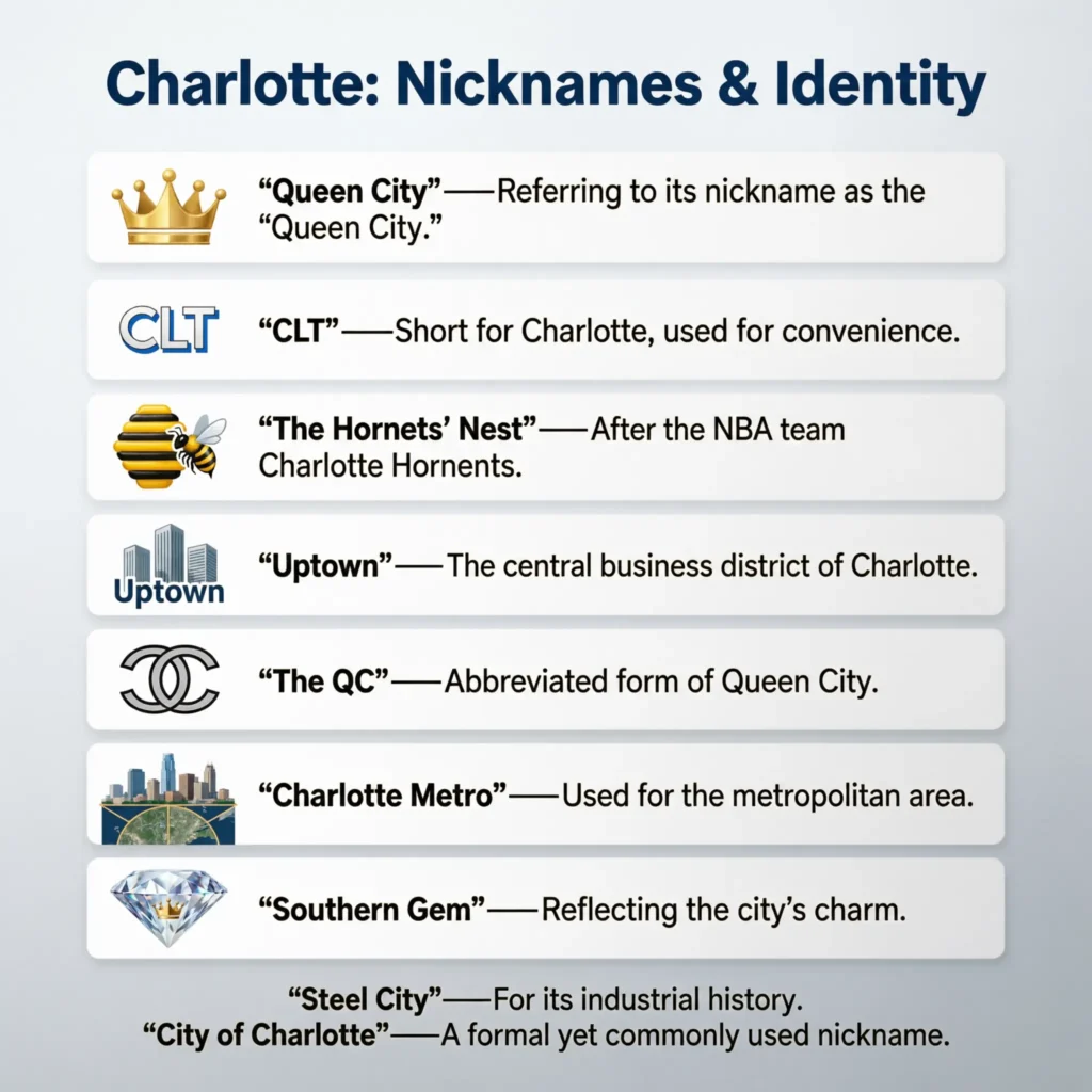 Nicknames for Charlotte NC