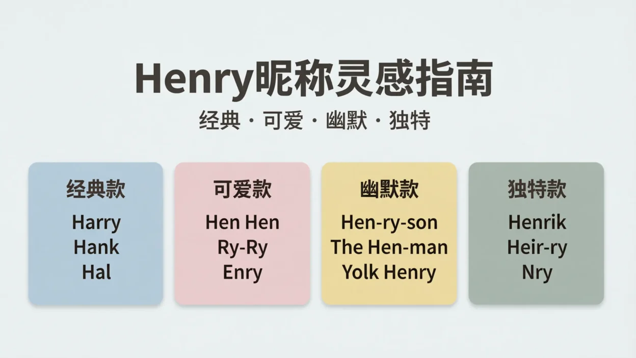 Nicknames for Henry