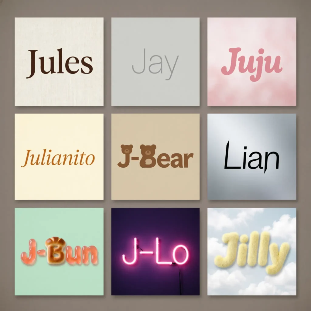 Nicknames for Julian in English