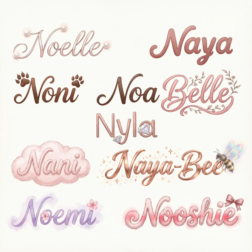 Nicknames for Noah Girl