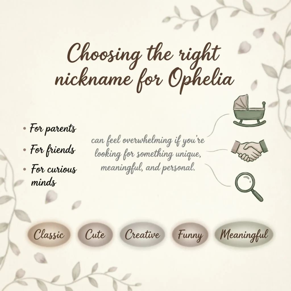 Poppy Ophelia Nickname 