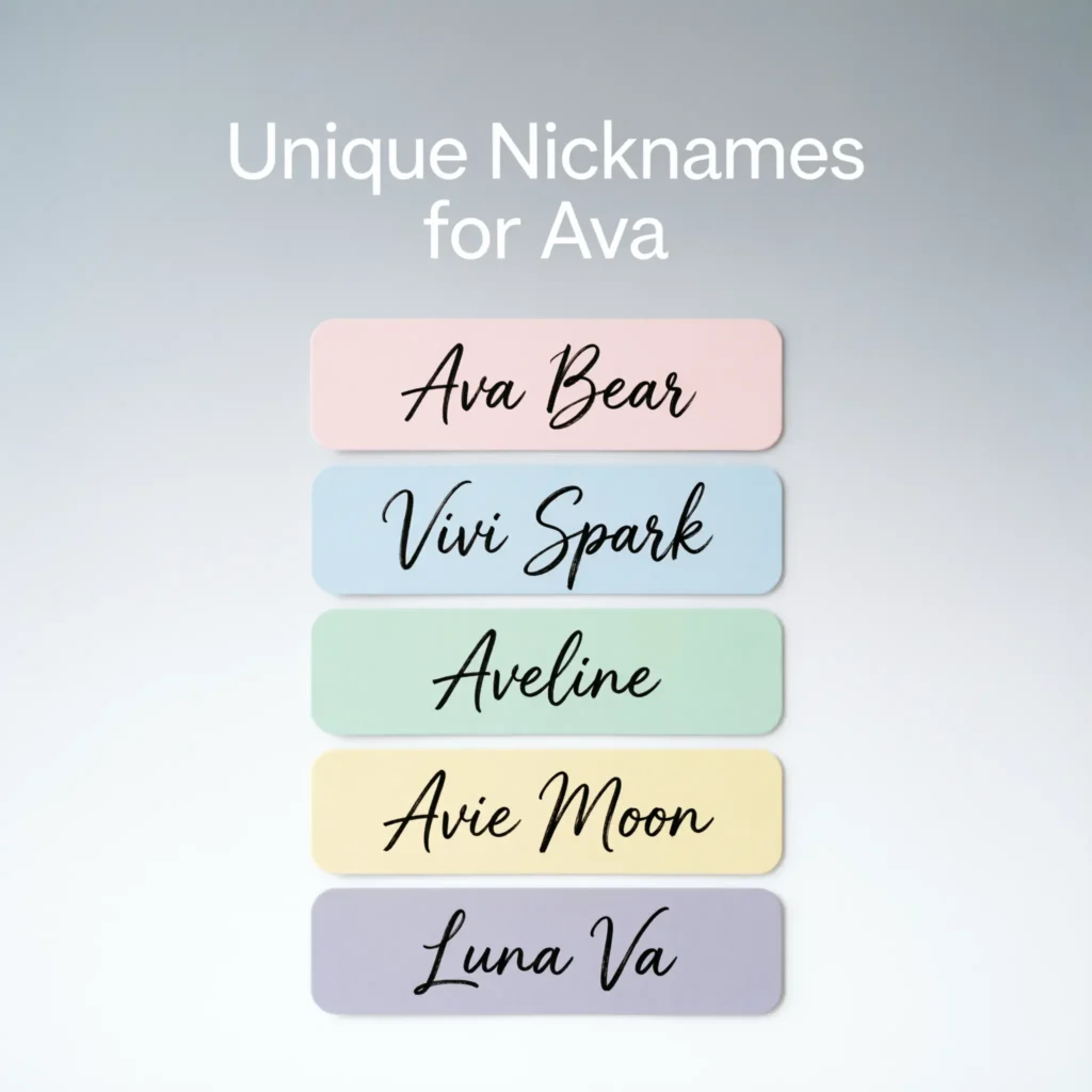 Unique Nicknames for Ava
